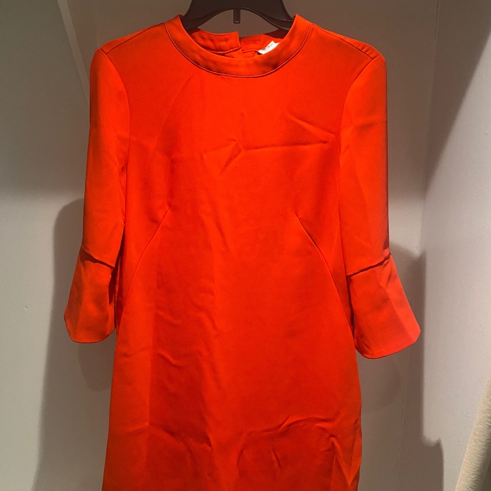 Red mini dress